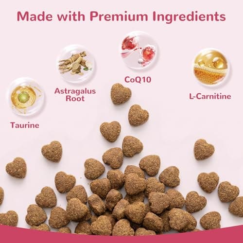 Vetriuntrix Heart Support Supplement for Dogs, Taurine for Senior & Puppy Dogs, Dog Multivitamin with CoQ10 & L-Carnitine for Heart, Cardiovascular & Antioxidant Support - 200ct - Thumbnail 3