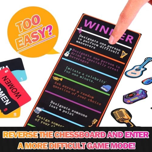 Mity rain Music Party Games - Fast-Paced Music Trivia Card Games for 2-10 Players | Fun Family Games & Adult Card Games with Lyrics ChallengePerfect for Game Night & Music Lovers! - Thumbnail 3