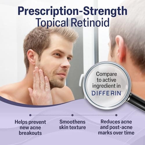 TARO Adapalene 0.1% USP Gel, Paraben Free, Retinoid Acne-Prone Facial Treatment for Sensitive Skin, Prescription Strength (1.6 Oz) - Thumbnail 3