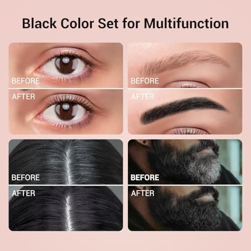 Eyebrow & Eyelash Color Kit, Professional Lash & Brow Color Kit, 7ml, Brown - Thumbnail 5