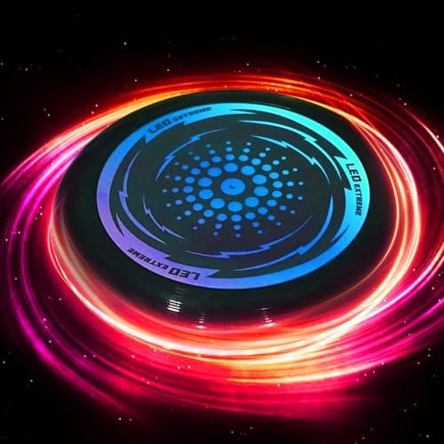 Xyuee 16 Million Color LED Disc Ultra Bright RGB Mood with Smart Modes for Camping Parties - Image 1