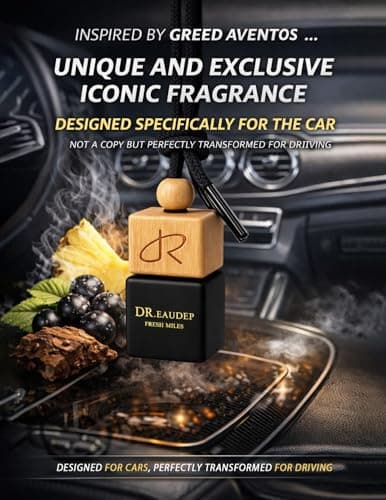 Greed Car Air Freshener — Aventos-Inspired Luxury Scent Diffuser for Cars, Long-Lasting Odor Eliminator with Premium Essential Oils, Unisex Car Perfume, Portable Hanging Diffuser Gift by DR. EauDeP - Thumbnail 6