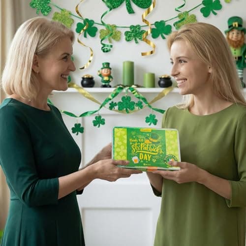 Gionlion 3000 Pcs St Patricks Day Accessories, St Patricks Day Green Clay Beads for Bracelets for Women, Friendship Bracelet Kit with Beads for Gifts - Thumbnail 5