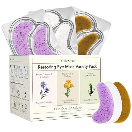under eye masks (Botanical Eye Mask Set)