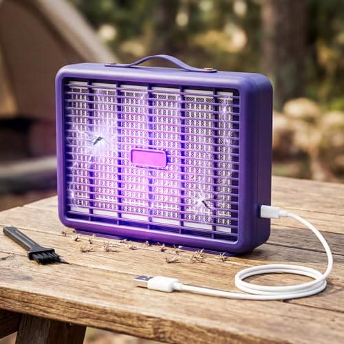 Electric Bug Zapper Indoor Outdoor, 100,000-Hour LED Mosquito Zapper with 3500V Powerful Grid, Lightweight Fly Zapper for Home, Patio, Garage - Image 1