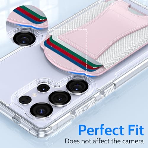 YWXTW 2026 Upgraded Magnetic Wallet for Samsung Galaxy S26/S25/S24 Series and iPhone 17/16/15/14/13/12 Models, 6 Cards Holder, Minimalist Slim Leather Magnet Wallet - Thumbnail 5