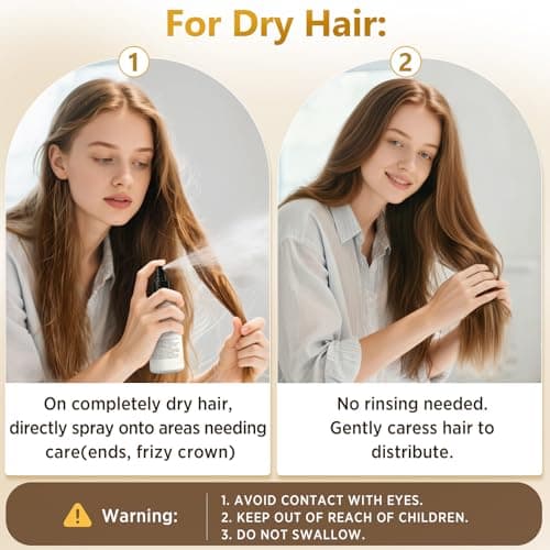 BELEZALIB Hair Texture Spray for Women, Volume Spray Adds Body, Shine & Heat Protection for Thin and Fine Hair, Lightweight, Fine Mist with Camellia Seed Oil + Keratin, 8.5 oz - Thumbnail 4