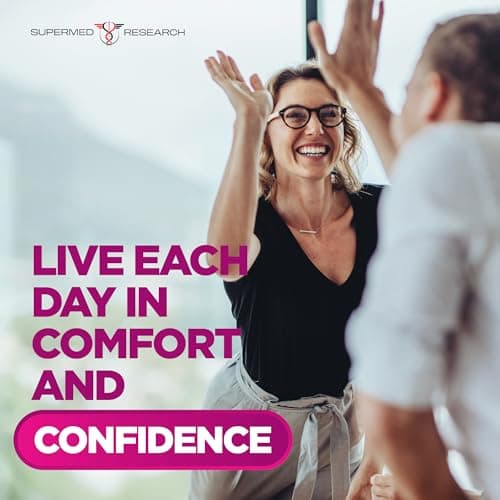 Supermed Research UTI Supplement – Bladder & Urinary Tract Health for Women with D-Mannose, Cranberry, Uva Ursi, Olive Leaf, Marshmallow Root and Oregano – Non-GMO Vegan UTI Pills (120 Capsules) - Thumbnail 5