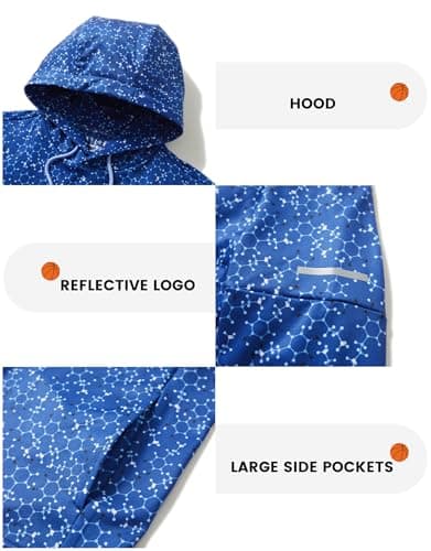 M MAELREG Hoodies Golf Fleece Pocket Moisture Wicking Classic Fit Print Active Sweatshirts Size - Thumbnail 5