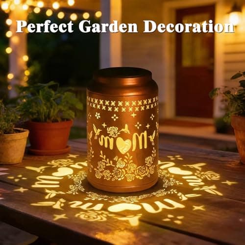 Gifts for Mom Grandma - Hummingbird Solar Lantern Outdoor Waterproof, Mother Day Gifts, Birthday Gifts for Women Hanging Solar Lights for Yard, Garden Decor - Thumbnail 2