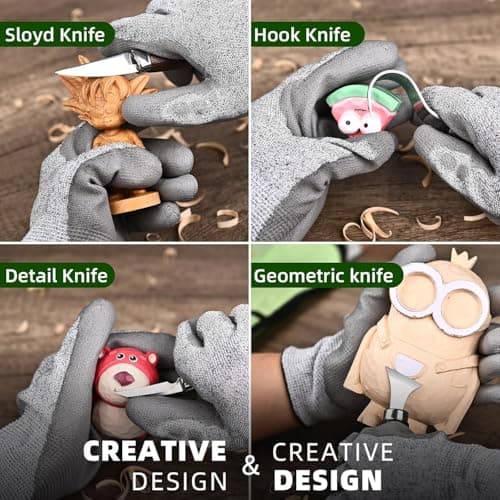 IMYMEE Wood Whittling Kit for Beginners-Complete Whittling Set with 4pcs Wood Carving Knives & 8pcs Basswood Wood Blocks-Perfect Wood Carving Kit Set-Includes Wood Carving Tools for Adults and Kids - Thumbnail 3