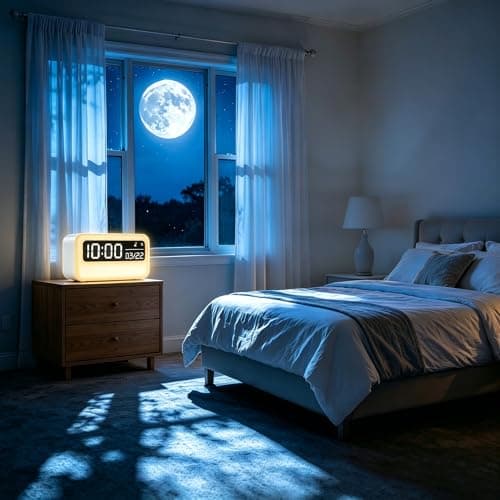 4-IN-1 White Noise Sound Machine with 24 Soothing Sounds, 4000mAh Rechargeable Camping light Bluetooth Speaker, Adjustable Night Light for Kids Adult with Time Display for Camping, Home, Party - Thumbnail 2