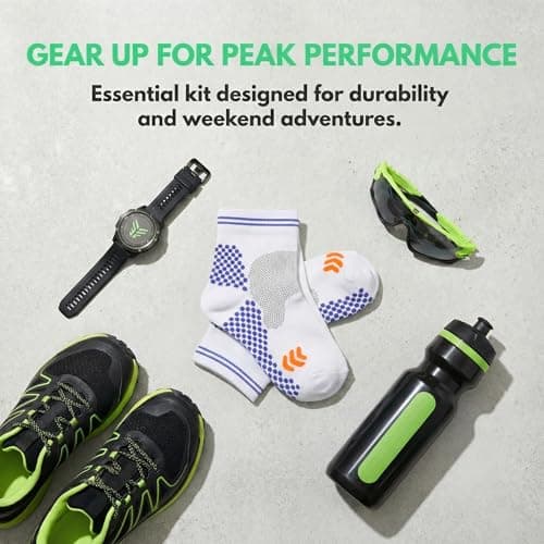 Compression Socks (20-30mmHg) for Men & Women – Best Compression Socks for All Day Wear, Better Blood Flow, Swelling! (S/M, White) - Thumbnail 3