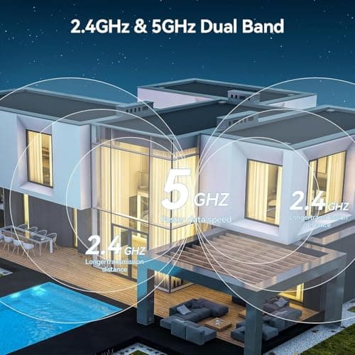 Window Camera No-Drill 2K Ultra HD Window Security Camera with 5G/2.4G WiFi, Enhanced Night Vision, AI Human Detection, Easy Glass Mount for Apartment, Condo, and Home Outdoor View (white 2 pack) - Thumbnail 5