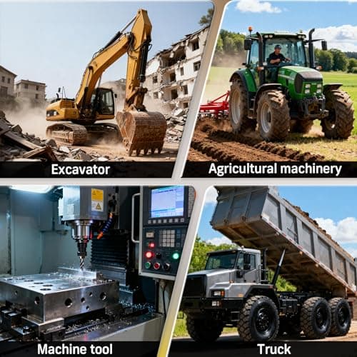 Bluebow Electric Grease Gun Kit, 12,000 PSI Max Pressure, 5.3 oz/min Flow Rate, Cordless Grease Gun Battery, 2X 4000 mAh Batteries, 39.4" Flexible Hose, Cyan - Thumbnail 2