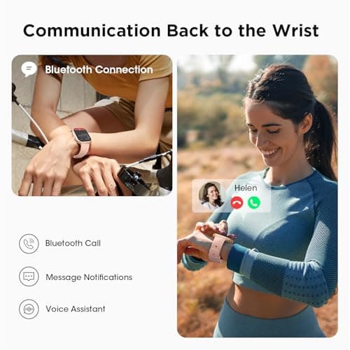Health & Fitness Trackers for Women Men: 30 Day Battery Life Activity Tracker with Answer/Make Call Blood Pressure SpO2 Sleep Heart Rate Monitor 120+ Sports 5ATM Smart Watch for iPhone Android Reloj - Thumbnail 6