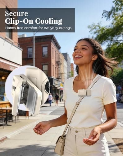 Hotsales Clip-On Portable Fan for Strollers, Handheld Turbo Fan for Travel - Thumbnail 2