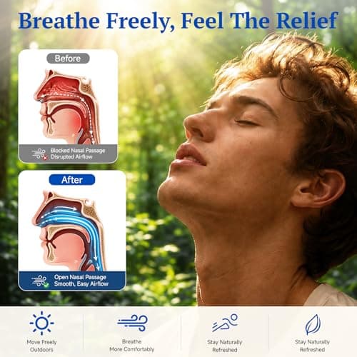 Wireless Heated Nasal Mask for Dry Air & AC Environments, 16 Red Light Beads, 3 Heat Levels, USB Rechargeable, Portable Nose Cover for Travel & Daily Comfort - Thumbnail 6