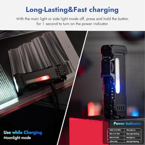 WUBEN X4 Flashlight Rechargeable,EDC Light with Multi-Mode RGB Light - Thumbnail 5