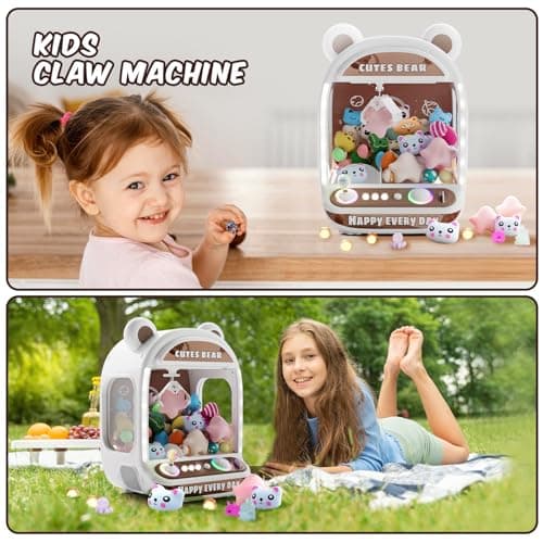 Skirfy Claws Machines for Kids,Unicorns Toys for Girls Age 6+,Mini Vending Machines with Squishyes Fidgets Toys,Candy Dispenser Machines,Claws Game, New Years Birthday Gifts - Thumbnail 2