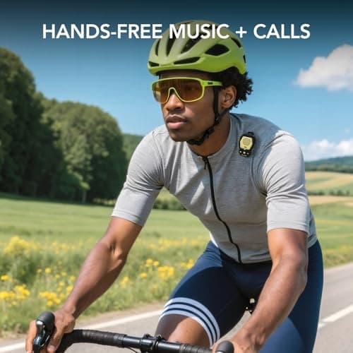 MFish Wearable Bluetooth Speaker, Clip-On Mini Portable Speaker with Built-in Mic for Hands-Free Calls, IPX67 Water/Dust Resistant, Ultra-Lightweight, Playtime, 4X Strong Clip Gold - Thumbnail 2