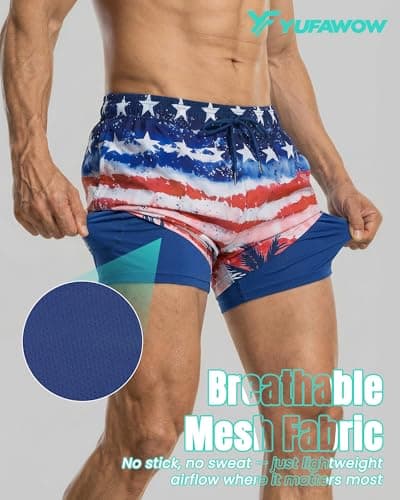 9 Inch Men Swim Trunk Compression Liner Board Short Father Day Dad Happy Birthday Gifts Ideal Papa Stepdad Pappy Poppy Law Who Want Nothing Everything Son Christmas Xmas Boyfriend Valentines Present - Thumbnail 4