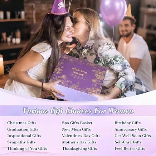 Birthday Gifts for Women – Lavender Spa Gift Basket, Self Care & Get Well Soon Set, 40oz Tumbler with Handle, Stanley Cup Gift Set for Mom, Friends, Relaxation & Pampering - Thumbnail 6