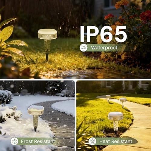 LOHAS Dusk to Dawn Low Voltage Landscape Lighting White Light+ RGB Modes, 6 Pack IP65 Low Voltage Pathway Lights with Remote, Timer Color Changing Plug in Outdoor Pathway Lights for Yard Lawn Walkway - Thumbnail 5