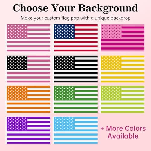 Custom Flag 3x5 ft Personalized with Photo and Text, Personalized Tapestry for Room Wall Decor, Customized American Flag Banner for USA 250th Anniversary & Class of 2026, Pride Feminist Soccer Fan Flags. (pink) - Thumbnail 2