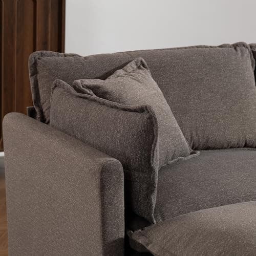Fachmaih Sectional Loveseat Cloud Couch Modular Sofa Deep Seat Couches 78" Modern Cloud Couch with Pillow for Living Room, Bedroom and Apartment - Thumbnail 5