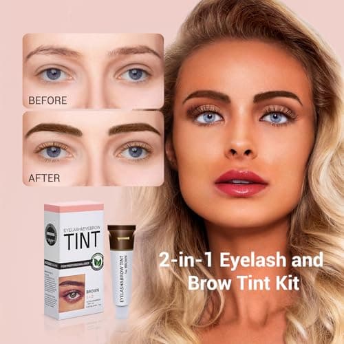 Eyebrow & Eyelash Color Kit, Professional Lash & Brow Color Kit, 7ml, Brown - Thumbnail 3