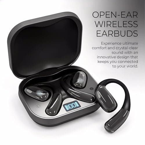 HAUSBELL AI Real-Time Translation Earbuds, 134 Language Translator Device, Wireless Earbuds for Travel, Learning & Calls, Audifonos Traductores Inglés Español, Comfortable Fit, 80H Playtime - Thumbnail 4