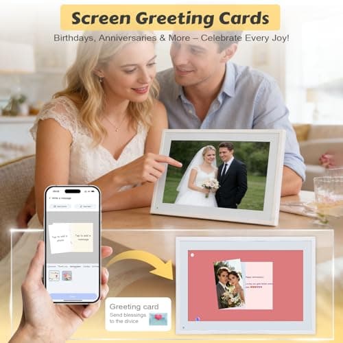 COMIX 10.1" Smart Digital Calendar for Desk, WiFi Cloud Sync Family Shared Planner with Touchscreen, Electronic Tabletop Schedule Display for Home Office, Kitchen & Nightstand - Thumbnail 6