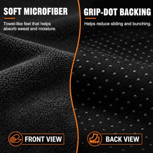 KIGEMOS Car Seat Cover Towel for Cars, SUVs, Vans and Trucks, 2 Pack, Black - Thumbnail 5