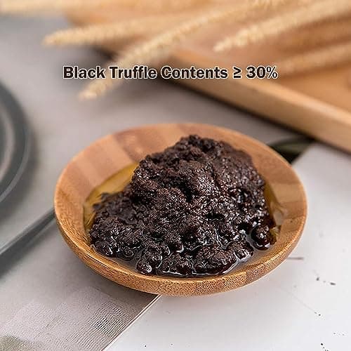 VIGOROUS MOUNTAINS Black Truffle Sauce - 3.17 oz Vegan Paste Pasta Pizza Seasoning in Extra Virgin Olive Oil - Thumbnail 3