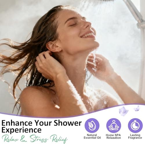 Shower Steamers Aromatherapy Birthday Gifts for Women - 8 Pcs Mothers Day Gifts for Mom Wife Daughter Grandma, Self Care with Natural Essential Oils Relaxation Home Spa Gift Set (Cream White) - Thumbnail 2
