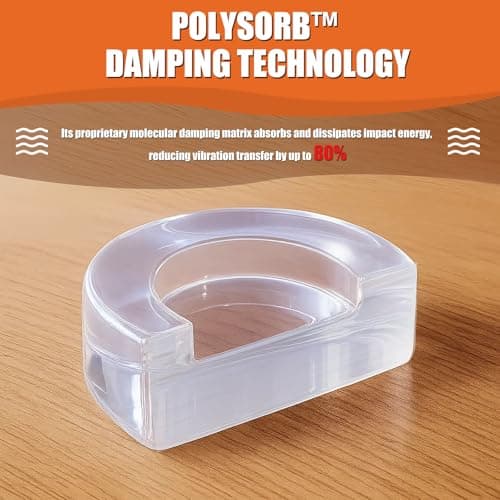 Anti Vibration Pads for Washing Machine, Clear Washer Anti Vibration Pads, Non Slip Washer and Dryer Feet Stabilizers, Shock Absorbing Washing Machine Vibration Pads, 4 Pack - Thumbnail 4