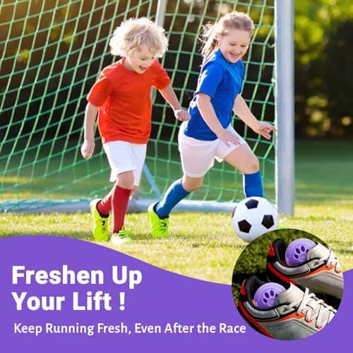 STRN Sneaker Deodorizer Balls 8 Packs Lavender Scent Shoe Odor Elimination, Scented plastic ball, Long-lasting Freshness Shoe Deodorizer for Sneakers Gym, Bags, Cars and Small Spaces - Thumbnail 4