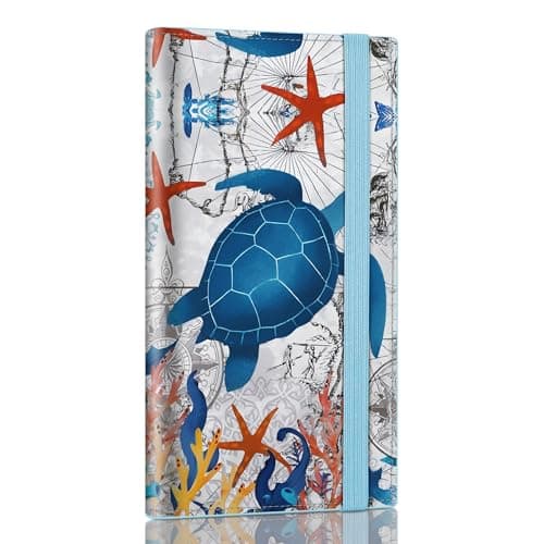 CASMONAL Checkbook Covers for Personal Checkbook Holder RFID Blocking Premium Leather Checkbook Cover for Duplicate Checks