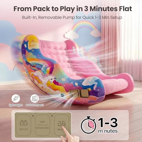 Sensory Chair for Kids with Autism – Toddler Rocking Chair for Sensory Seeking, ADHD & Calming – Autism Sensory Products for Deep Pressure Therapy in Sensory Room, Birthday Gifts for Boys Girls - Thumbnail 4