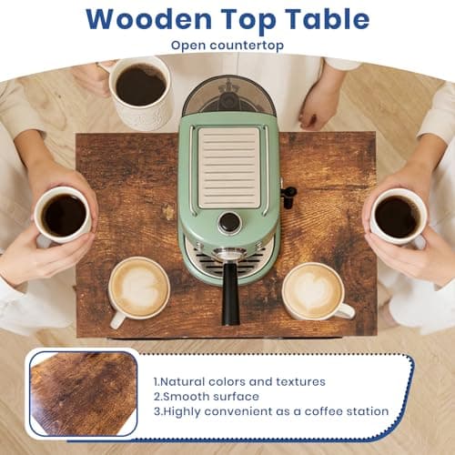 Goovilla Kitchen Cart with Drawers, 4 Tier Metal Rolling Utility Cart Organizer on Lockable Wheels with Wooden Top, Black Fruit Vegetable Storage Rack Also for Cans, Snack, Craft, Art, Office, Beauty - Thumbnail 4