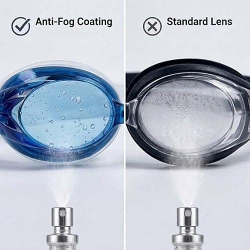 PHELRENA Swimming Goggles, Professional Swim Goggles Anti Fog UV Protection No Leaking for Adult Men Women Kids - Thumbnail 5