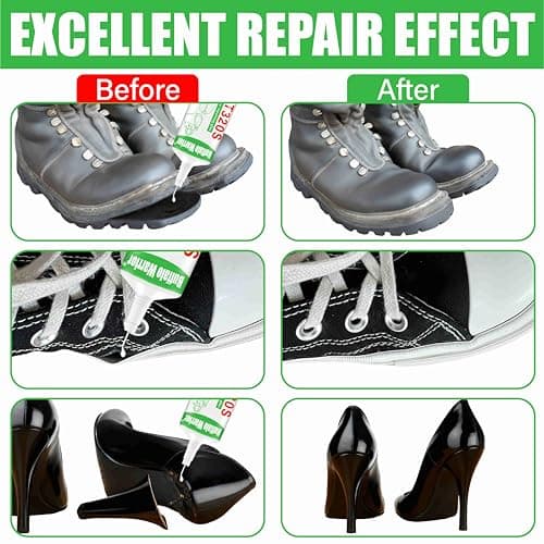 Fabric & Shoe Glue - Professional Grade, Clear, Waterproof, High-Strength Adhesive for Car Seats, Sneakers, Leather, Boots, Hiking Gear - All-Purpose Strong Bond, 2 oz/60ml - Thumbnail 4