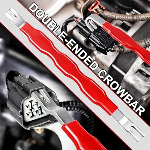 Automotive Electrical Terminal Connector Separator Removal Tool, Handy Automotive Electrical Connector Removal Tool - Easy to Use, Damage Free, Comfort Grip for Cars, Trucks, and SUVs (Red+Black) - Thumbnail 3