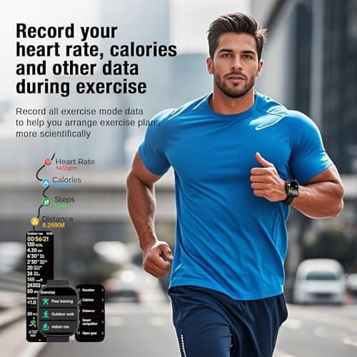 mamidomo Smart Watches for Women Men with Bluetooth Call, 2.01" HD Fitness Tracker Smartwatch for Android iPhone, Heart Rate Sleep Monitor, 110+ Sports Modes, Activity Tracker with Step Counter - Thumbnail 2