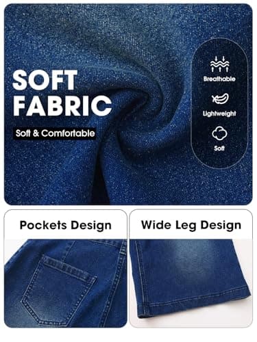 EXLURA Women Baggy Jeans Jorts Wide Leg Y2K Denim Bermuda Shorts 2026 Summer Trendy Knee Length Hot Short Streetwear Outfits - Thumbnail 6