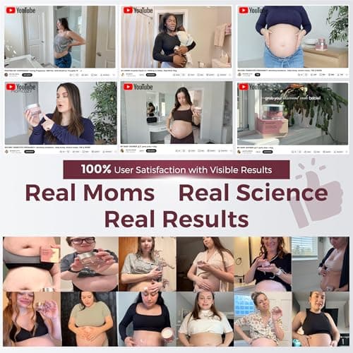 Momcozy Pro-Collagen Stretch Mark Cream - Belly Firming Moisturizer 5.29 oz - Thumbnail 6