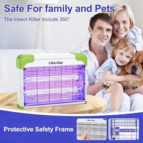 Electronic Bug Zapper Indoor 20W Mosquito Zapper,Electronic Fly Zapper,Insect Killer Indoor Mosquito Repellent,Bug Fly Catcher Killer - Thumbnail 3