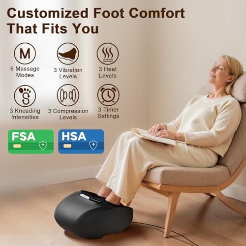 JZBRAIN Foot Massager for Plantar Fasciitis & Neuropathy 2026 Upgraded - Thumbnail 2