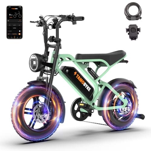 Tamobyke T16 Electric Bike for Teens & Childs, 1000W Motor 48V15.6Ah Removable Battery, 30MPH Off-Road Electric Bicycle,16"Fat Tire Ebike for Kids, 7-Speed,Dual Hydraulic Brakes, Fits Riders 5'0"-5'7" - Image 1